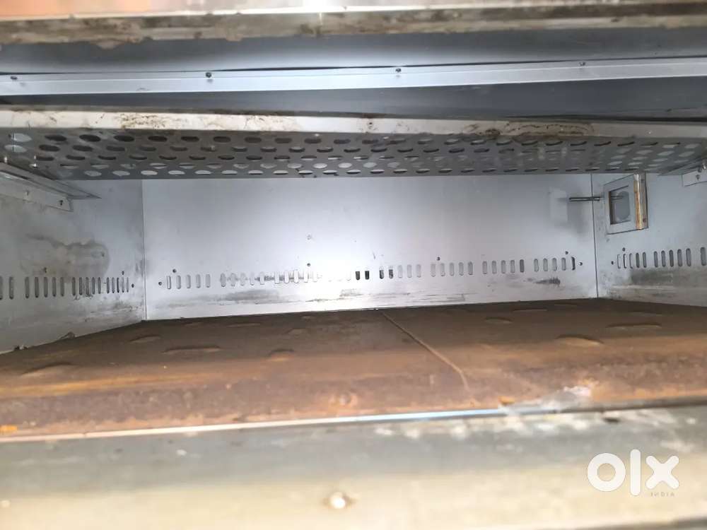 Gas oven two tray