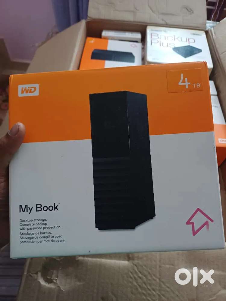 WD My Book 4 TB External Hard Drive (Black)