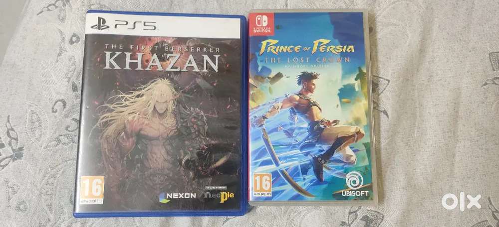 The First berserker Khazan PS5 and Prince of Persia Switch