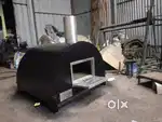 Wood fired pizza oven
