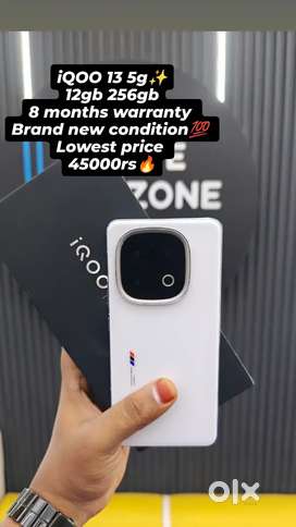 iQOO 13 5g 12gb 256gb 8 months warranty brand new condition low price