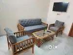 2 BHK Fully Furnished Owner Free Flat For Rent Vip Road Zirakpur