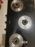 Elica glass top 3 burner manual gas stove