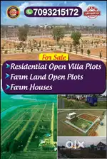 DTCP and RERA final approved open plots, farmland plots  for sale
