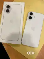 I phone 16 white 128GB 92% battery 7months