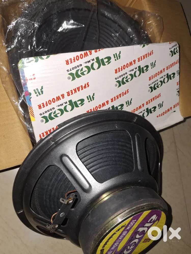 speaker & woofer
