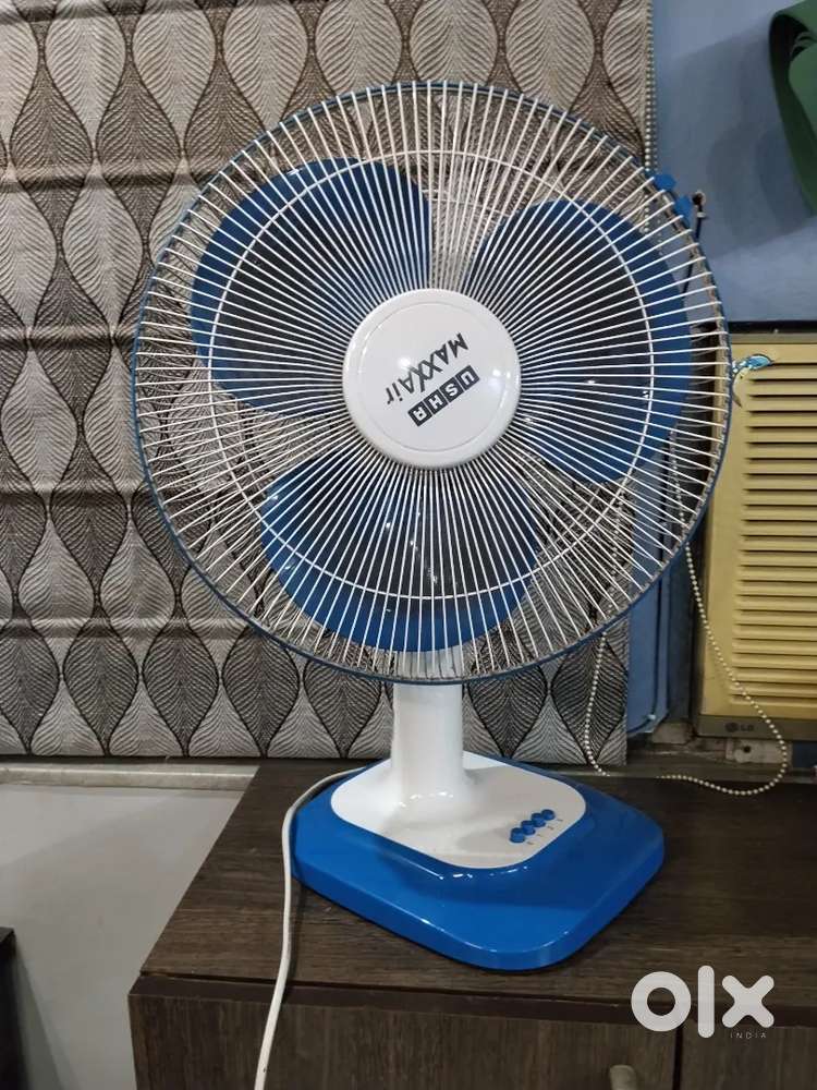Usha Maxx Air 400mm Table Fan (Blue)