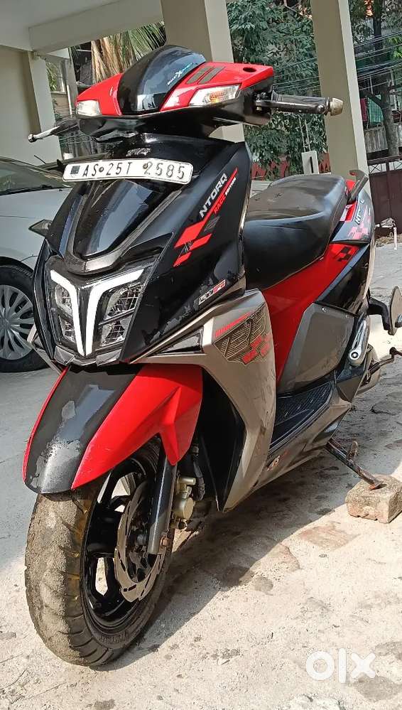 TVS Ntorq Race Edition scooty is on showroom condition.2025 model