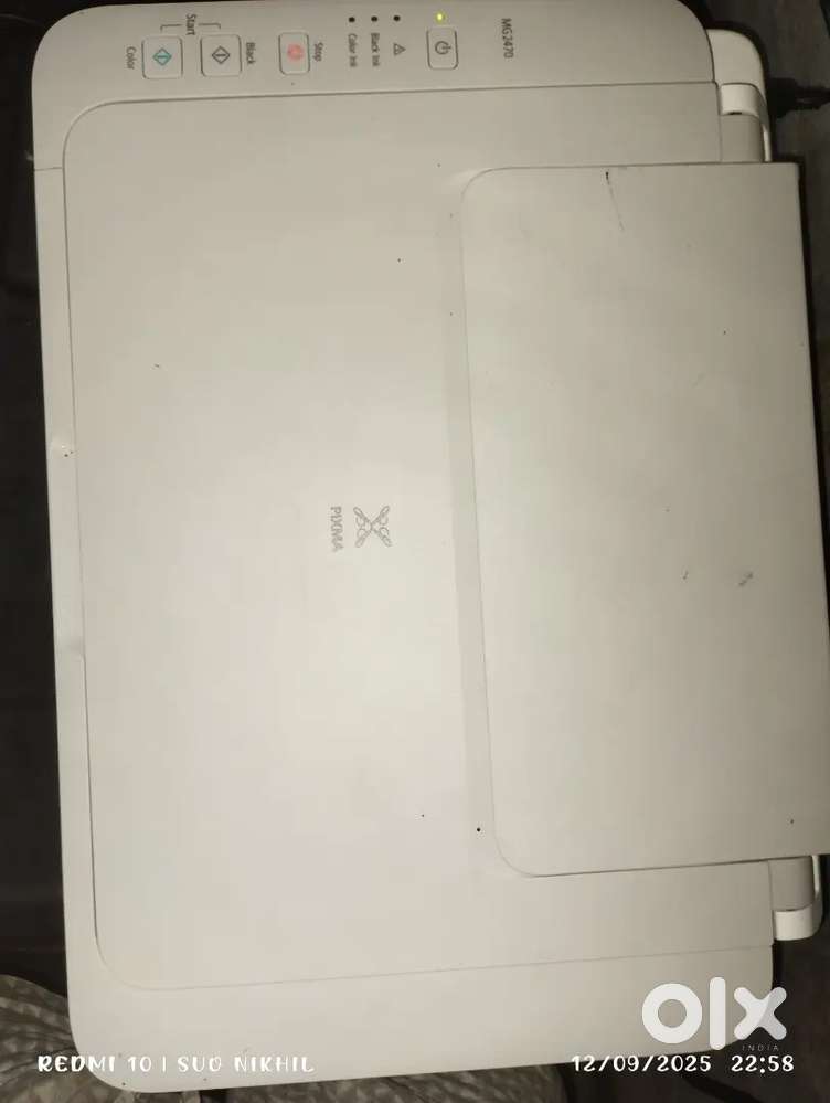 Canon MG2470 with One bottle blank ink Used only 1 Month