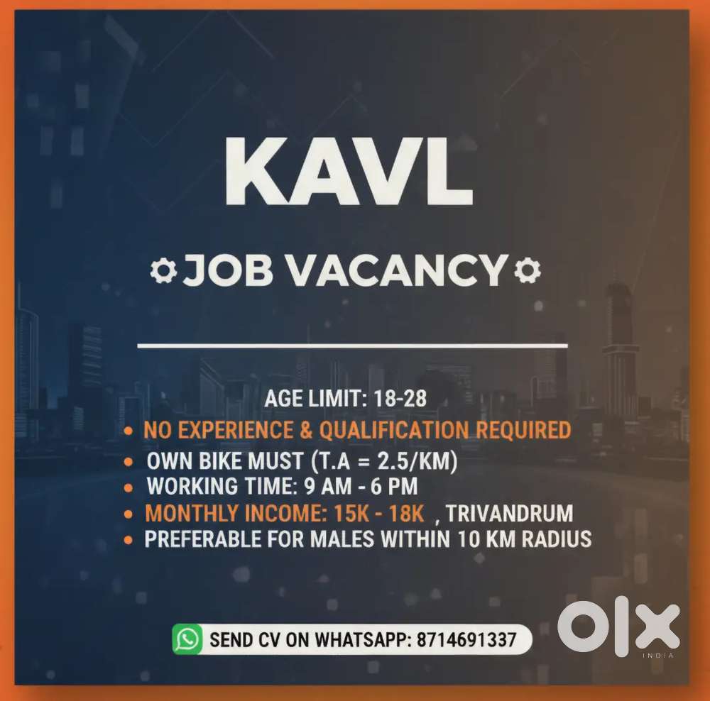 JOB VACANCY FOR ALL IN ALL