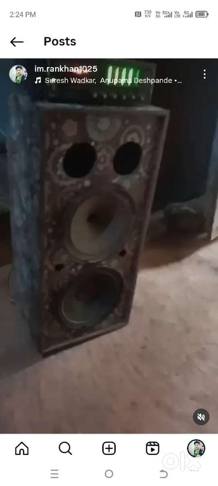 Koi Kami nahin hai ekadam okay do 10 10 inchi ke speaker hai