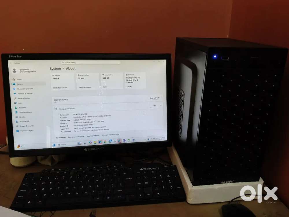 PC with wifi dongle @ 11000.