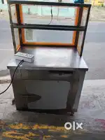 Mirchi baji counter. Hotel