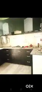 3bhk flat with modular kitchen and wordrobe at kidwai nagar