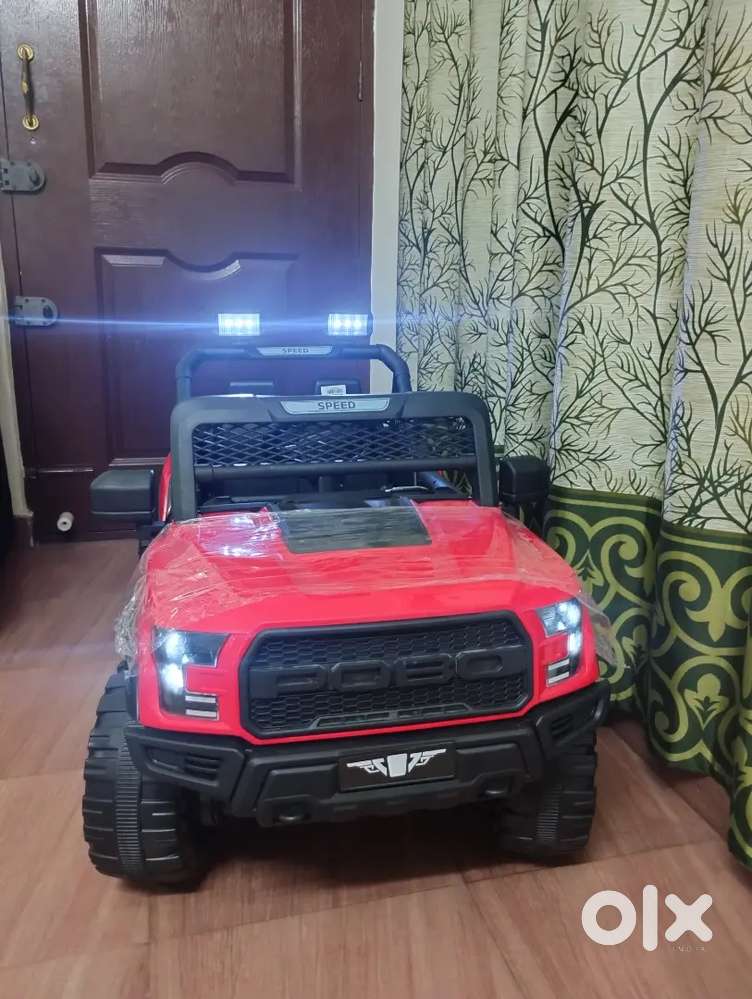 Toy Jeep with remote & self- drive, Music, 4 months warranty for sale