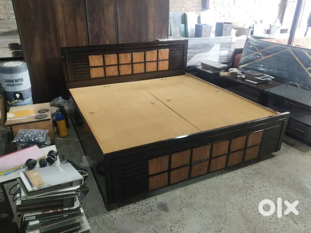 King size plywood bed.id164.d.o