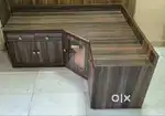 L shape TV unit
