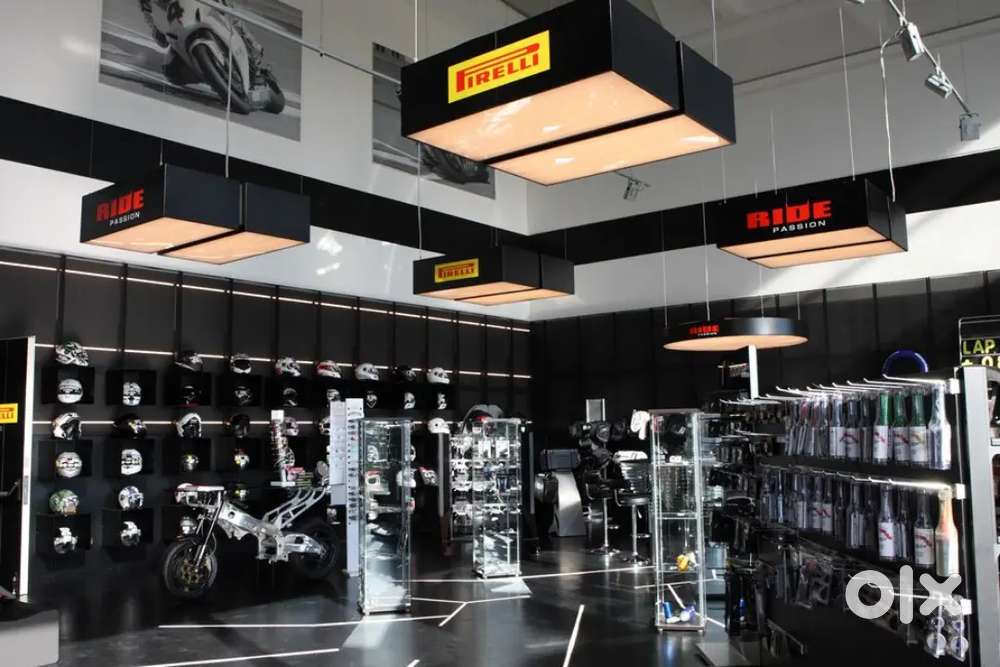 Wanted counter staff inside car accessories showroom