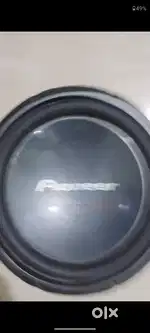 Car pioneer champion series woofer and Alpine amp