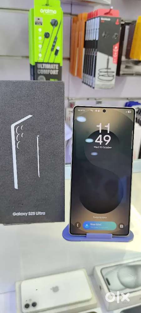 SAMSUNG S25 ULTRA 12/256GB WARRENTY REMANING FULL BOX