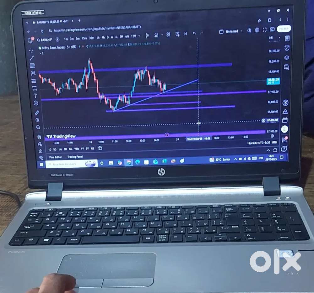 HP leptop ,8gb ram 256gb ssd (storage)