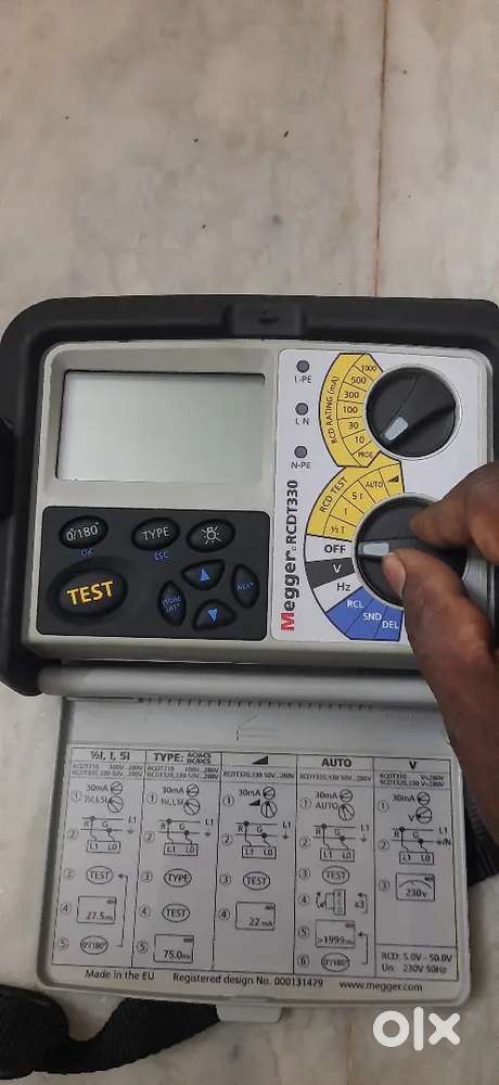 Megger. RCT tester 330