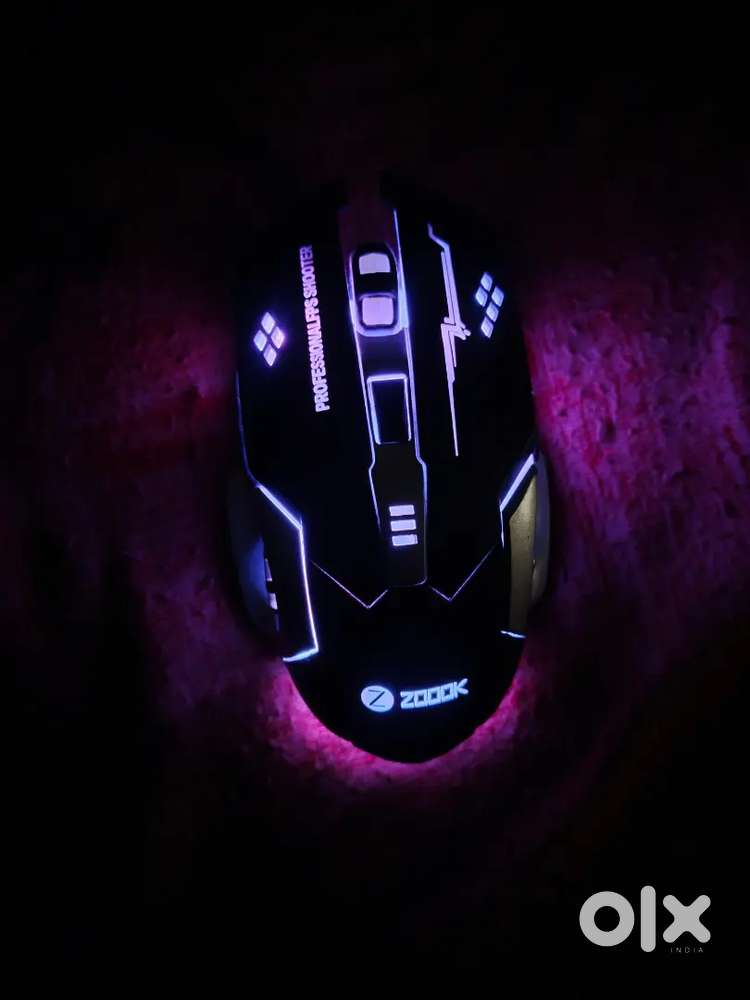 MOUSE, RGB 6 BUTTON GAMING MOUSE WITH BREATHING RGB EFFECT