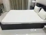HomeCenter Queen Side Bed with Storage