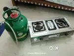 Only 1 month used Gas Stove,Gas Cylinder, Regulator,Gas Pipe, Lighter
