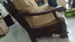 Wooden sofa