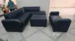 3 seater and lounge sofa set with golden strips in STARF FURNITURE