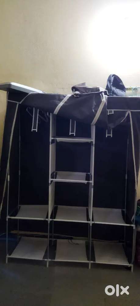Foldable almirah for clothes organizer
