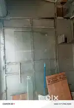 Toughened glass door. Available