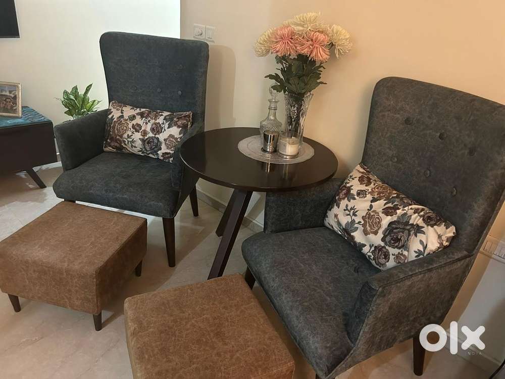 High Chair with Wooden Table