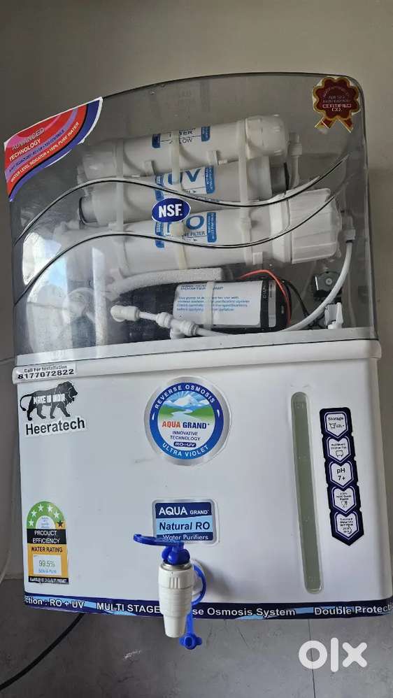 Aquagrand Water Purifier – 6 Months Old With Warranty & Accessories