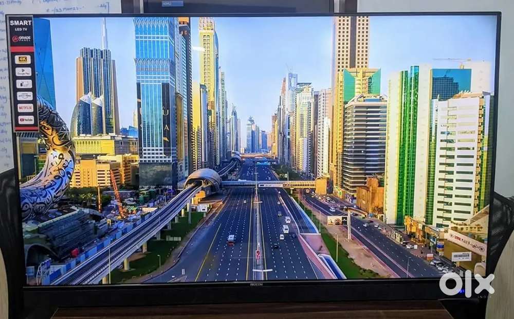 QLED SHARP 43 SLIM SMART ANDROID FRAME LESS LED TV REMOTE CONTROL