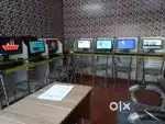 Computer Table (8 PC Slots) + L-Shaped Counter for Sale Only furniture