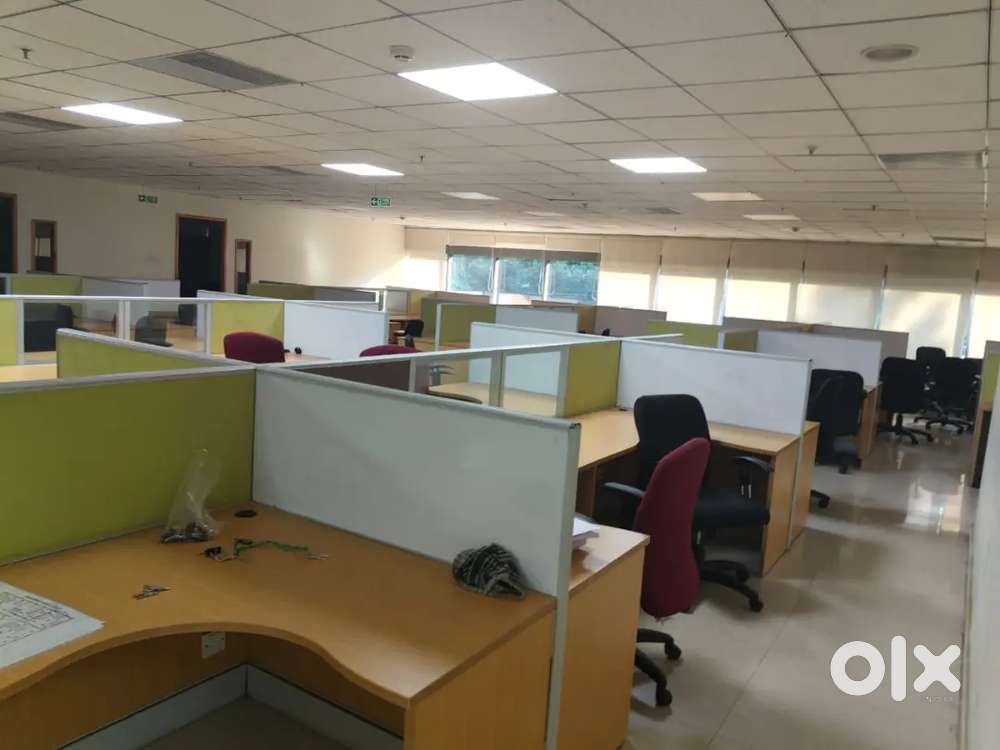 100 seater 6 cabin 1 conference reception pantry plag n play