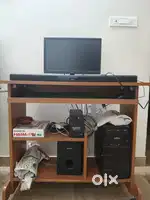 Computer table,Dell16inch monitor,Zebronics CPU,Numeric digital  UPS