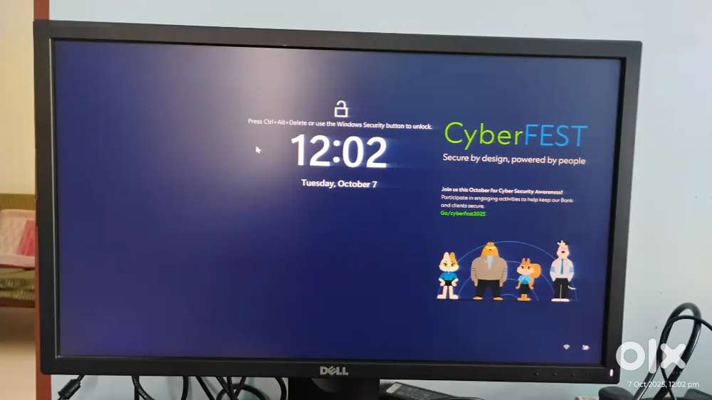 24 Dell Monitor with USB C type convertor