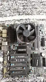 GIGABYTE MOTHERBOARD AND AMD PROCESSOR