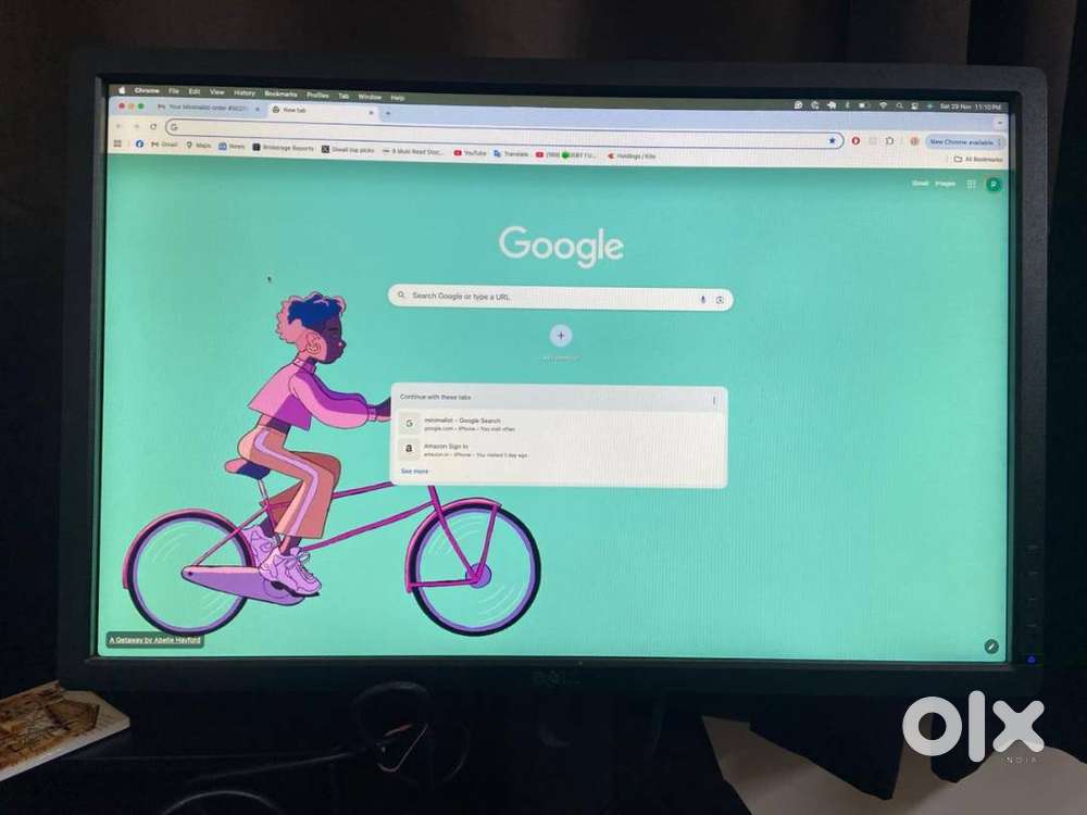 Dell 24 HD Backlit Black Flicker-free Computer Monitor