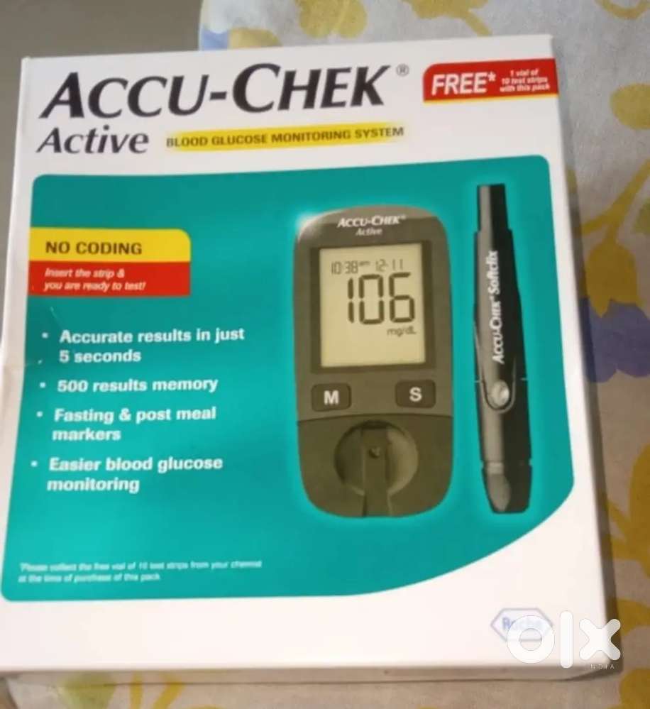 Accu chek active glucose monitor.