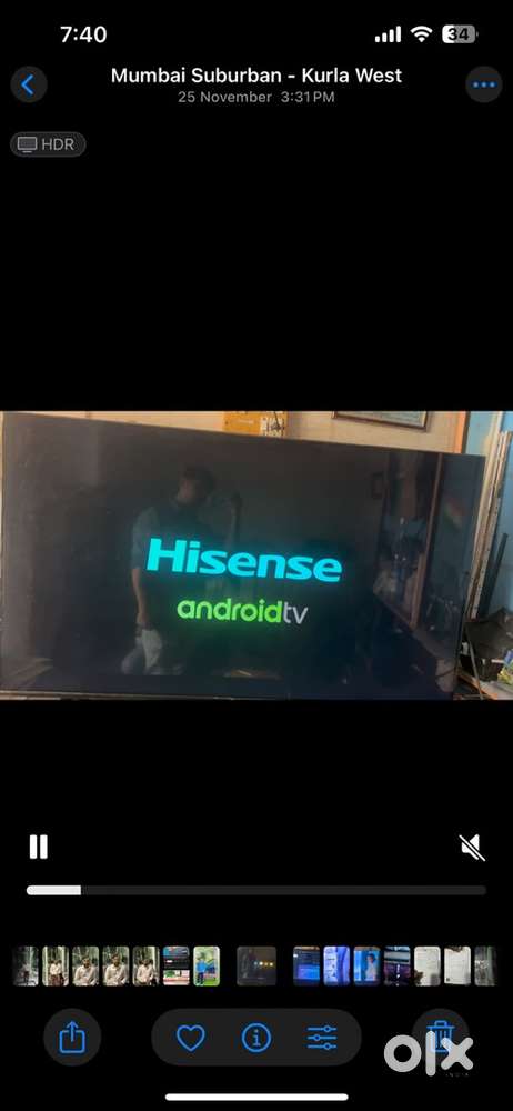 Hisence 58 inch 4 k tv