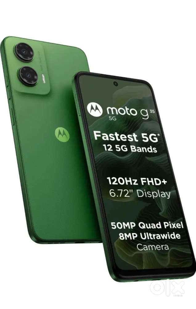 Motorola G35, 5G, 4+128, Only Box Open, With Bill, Box, Charger