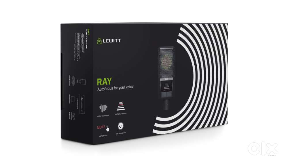 New Sealed Packed Lewitt RAY Studio Microphone with Autofocus