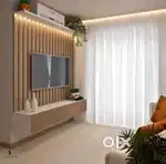 फलेट ओफिस बंगलो में वुडन फर्नीचर ऐंड ओल वकॅ सोल्यूशन