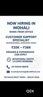 Customer support executive