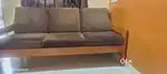 Wooden sofa with 2 boxes & chaniya choli