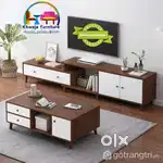 Khwaja furniture. TV cabinet & T-table combo.  Bajaj finance available